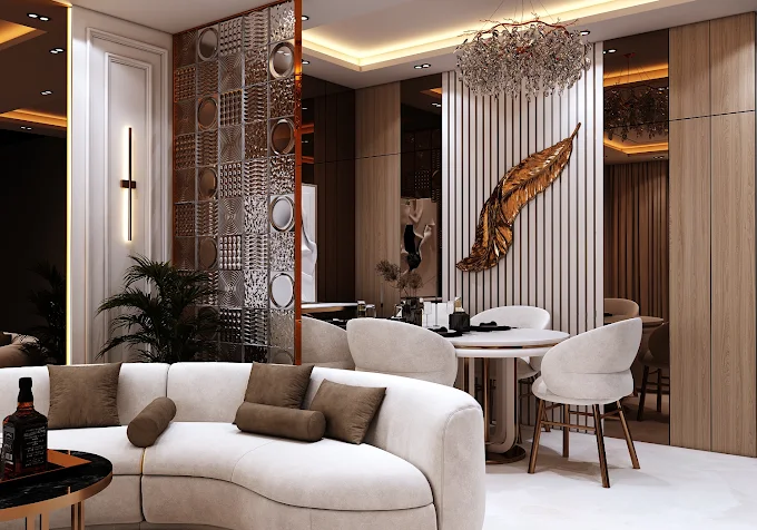 The Curved Salon & Gold Leaf Residence