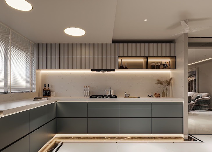 The Charcoal Slate & Fluted Modular Culinary Atelier