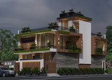 The Urban Slim Timber Villa & Planter Facade
